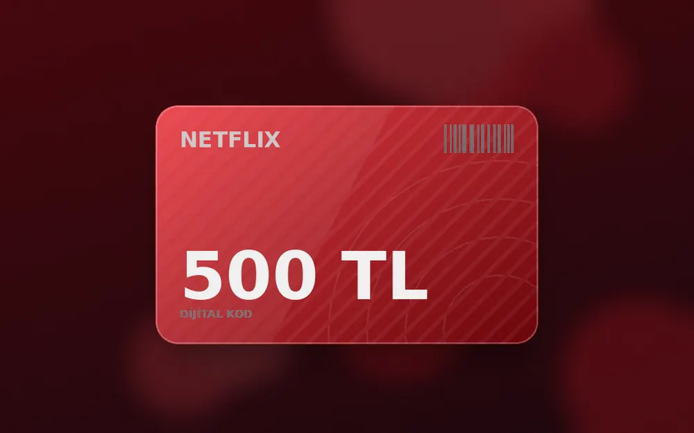 Netflix 500 TL Hediye Kartı