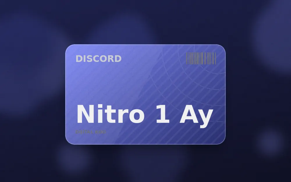 Discord Nitro 1 Aylık Hediye Kodu
