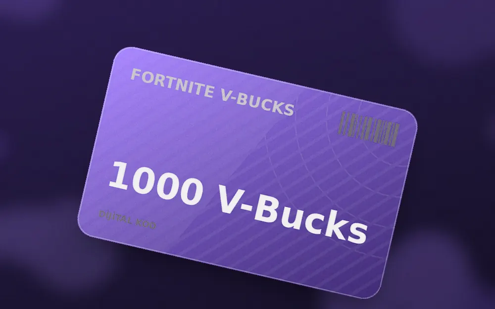Fortnite 1000 V-Bucks Kartı