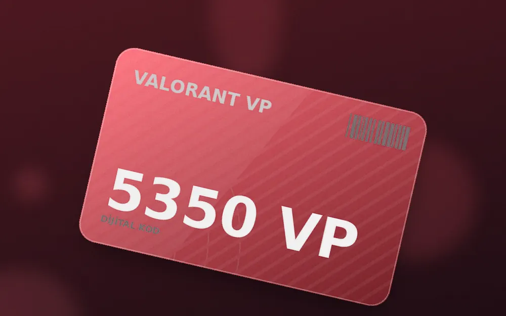 Valorant 5350 VP Hediye Kodu