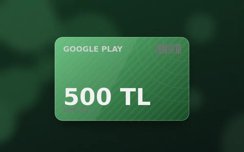 Google Play 500 TL Hediye Kartı