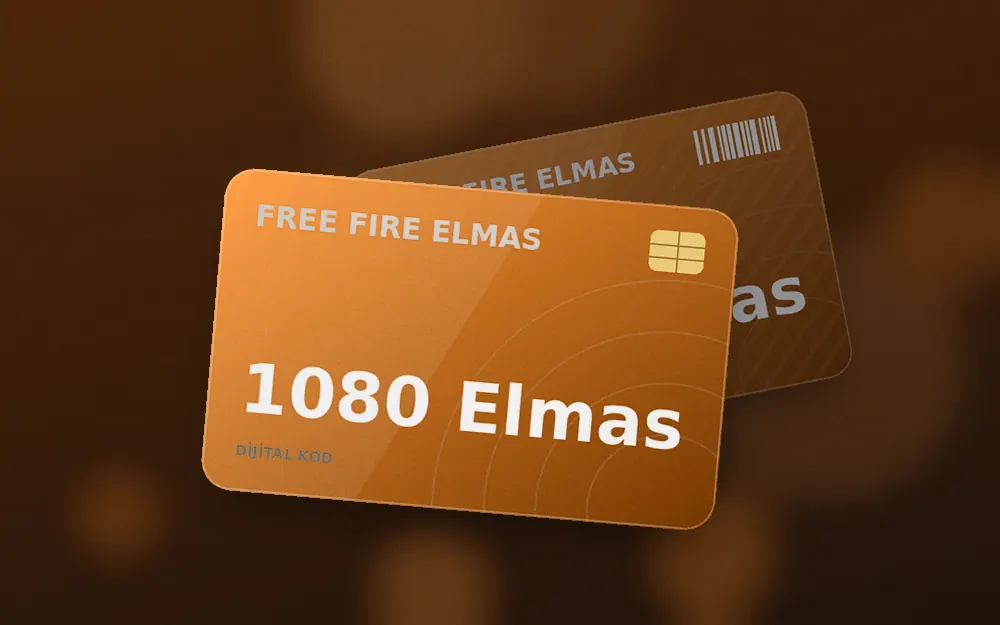 Free Fire 1080 Elmas