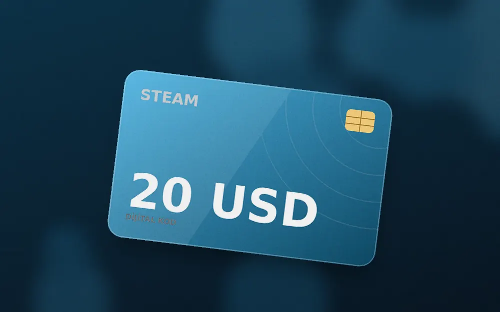Steam 20 USD Cüzdan Kodu