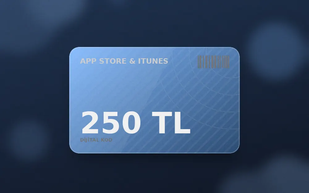 App Store & iTunes 250 TL Kart