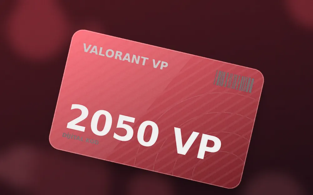 Valorant 2050 VP Hediye Kodu